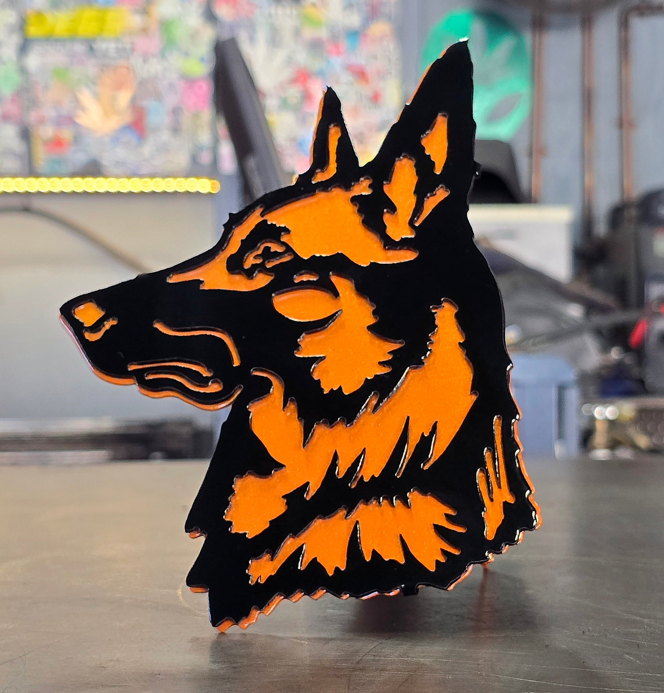 Belgian Malinois Metal Hitch Cover #1