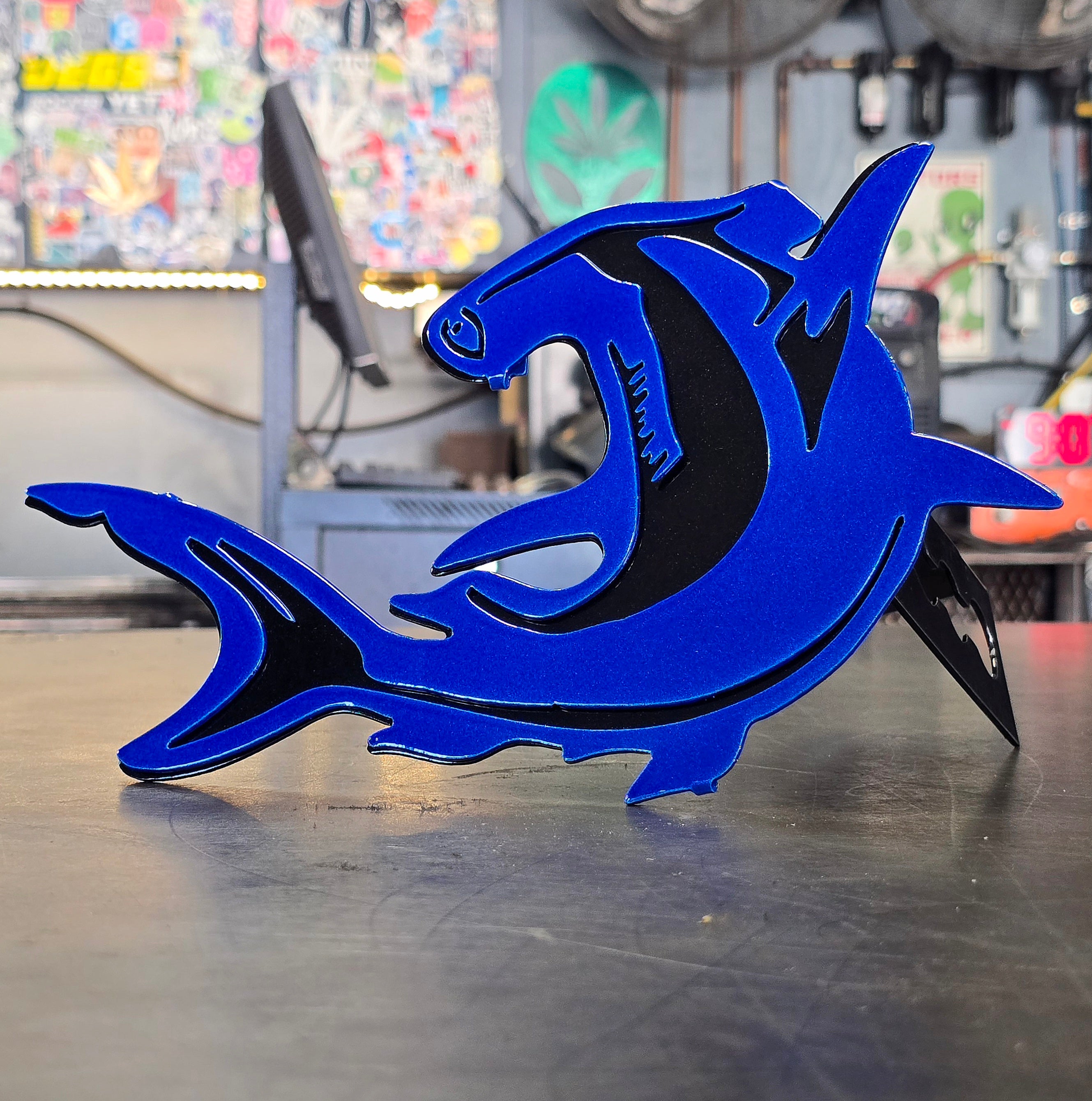 Hammerhead Shark Metal Hitch Cover