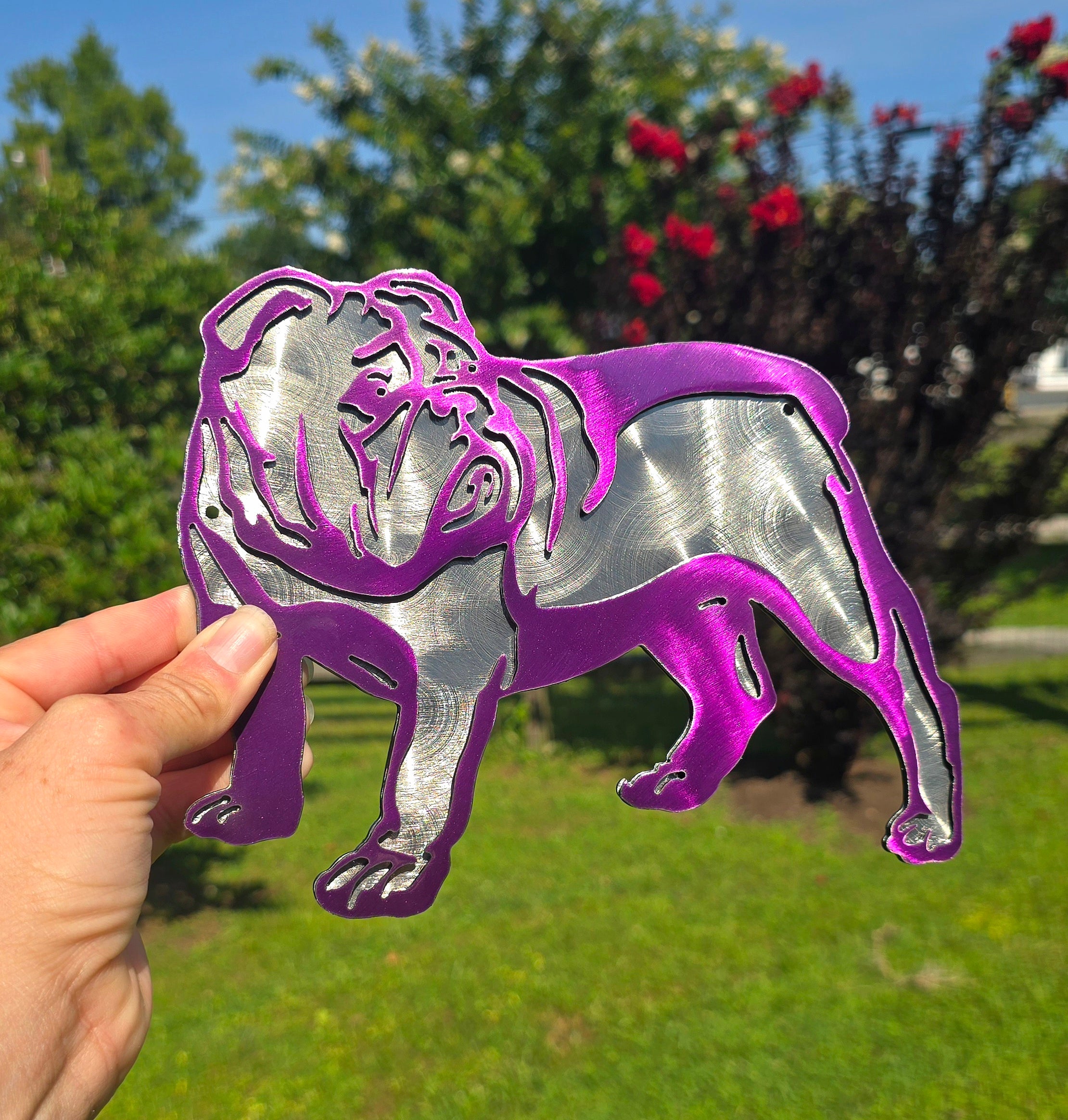 Bulldog Metal Wall Art #1