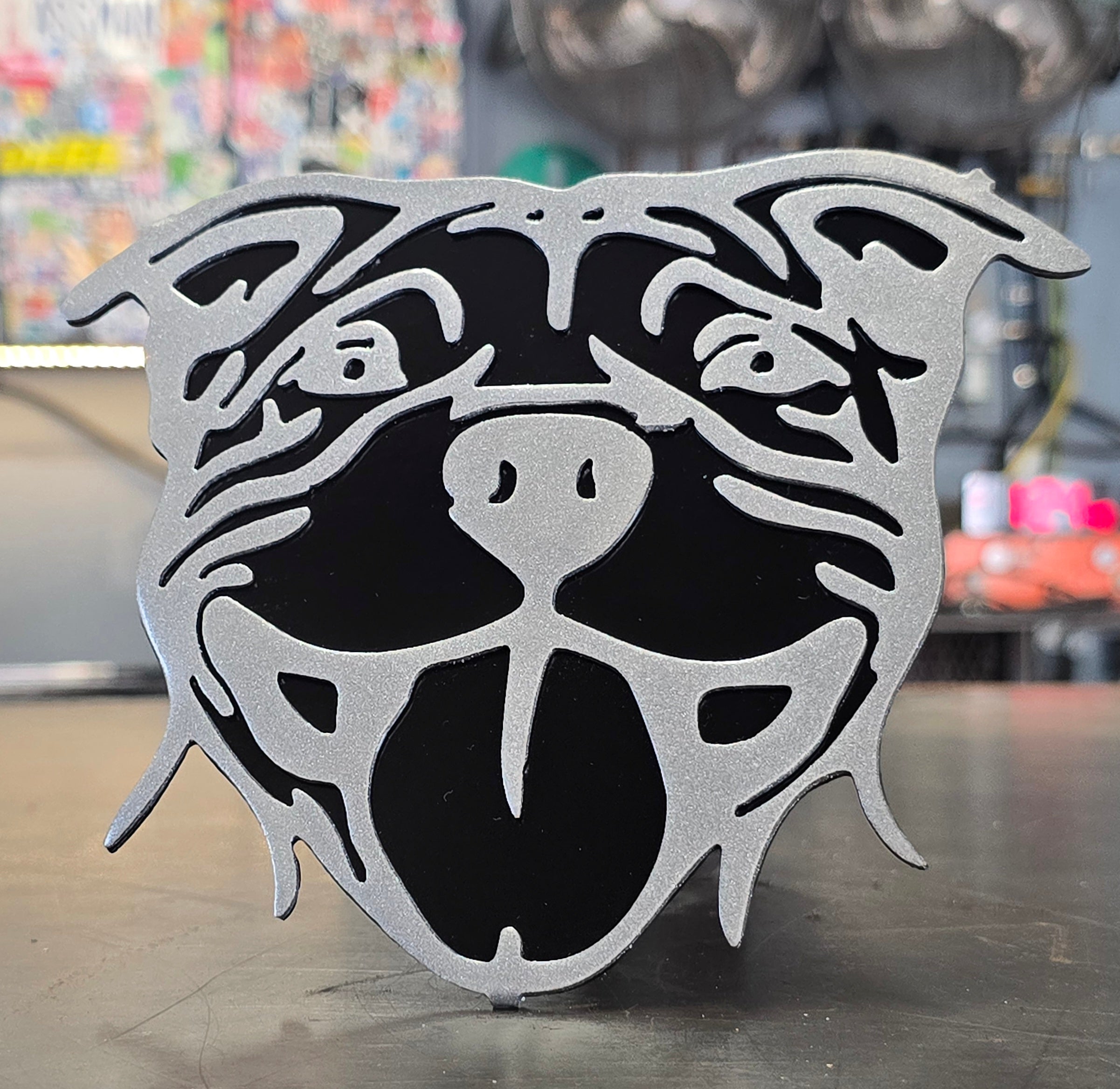Pitbull Metal Hitch Cover #2