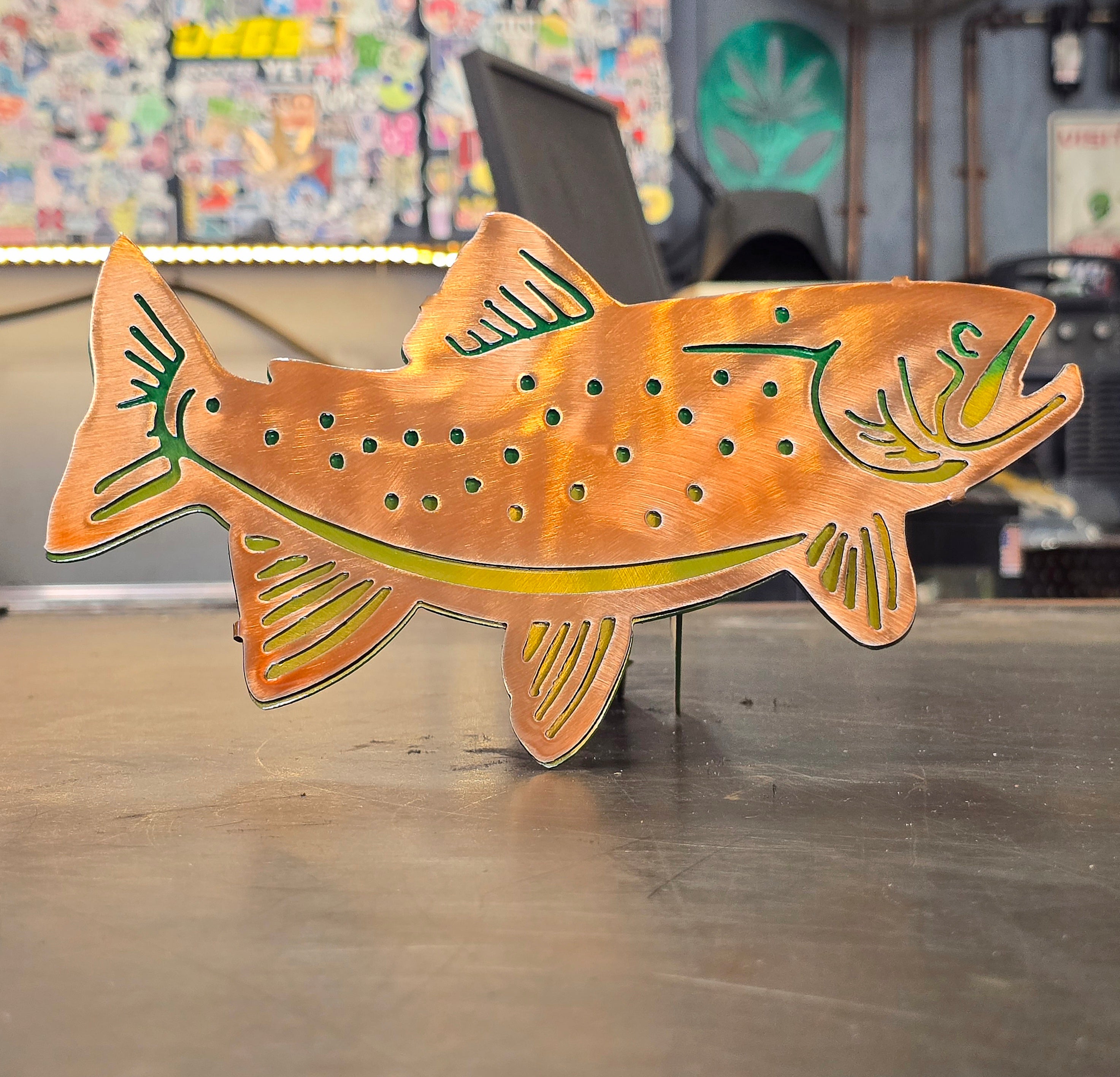 Trout Metal Hitch Cover