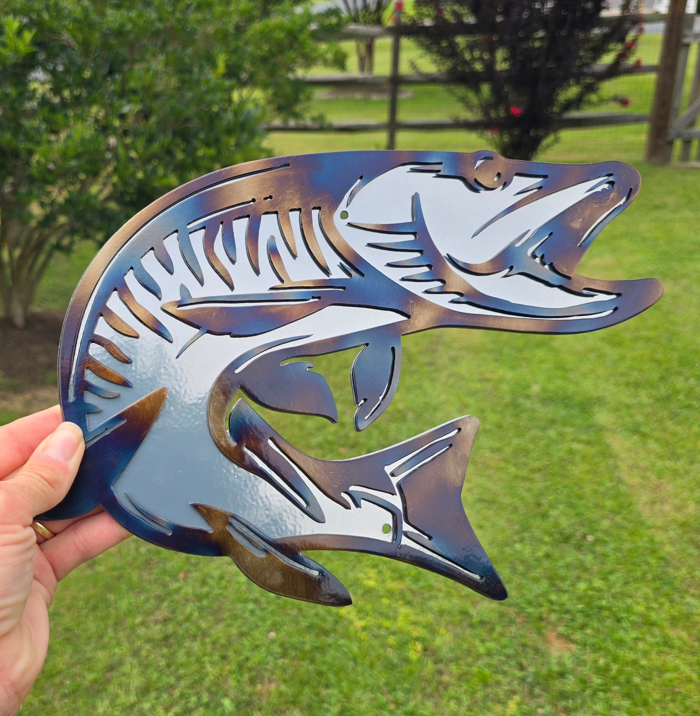 Muskie Metal Wall Art