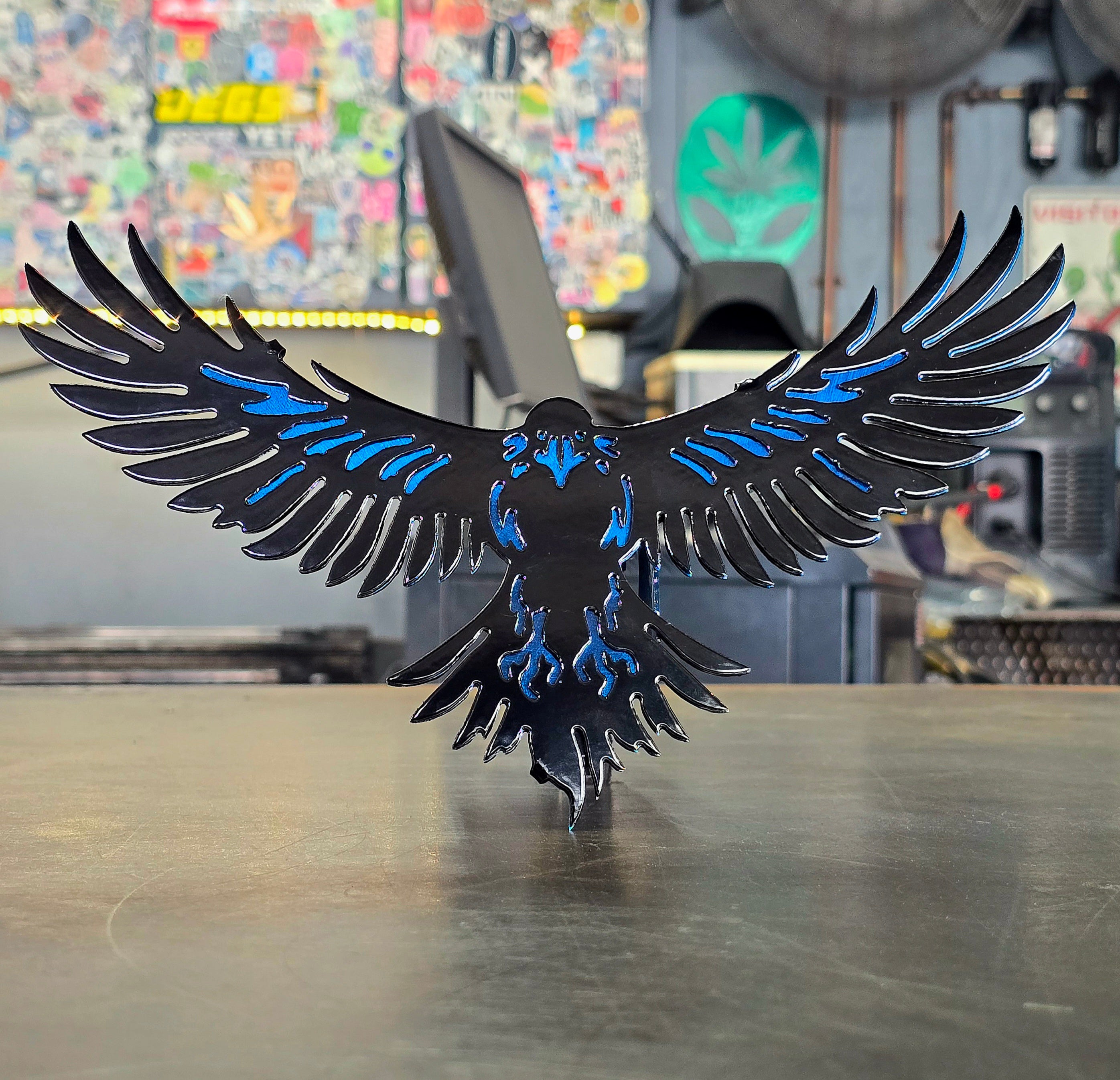 Raven Metal Hitch Cover