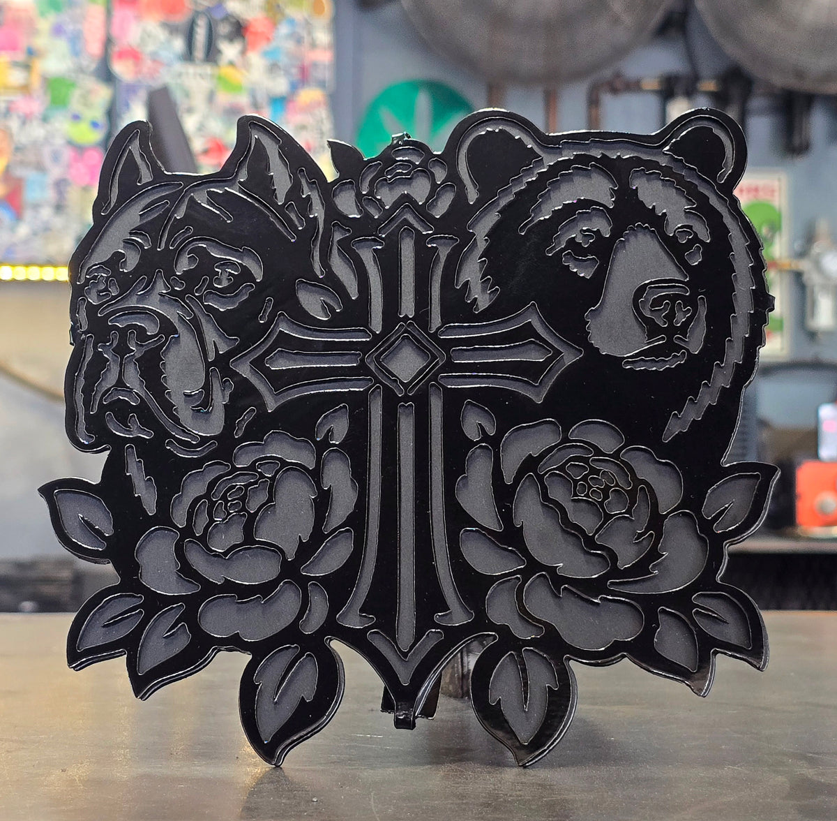Custom Design Metal Hitch Covers