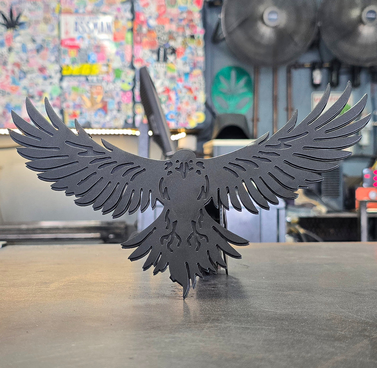 Raven Metal Hitch Cover