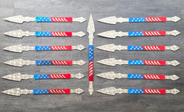 Patriotic spear award set by Elite Metalworking