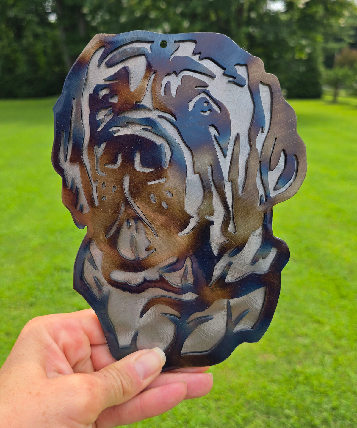 Mastiff Metal Wall Art #3