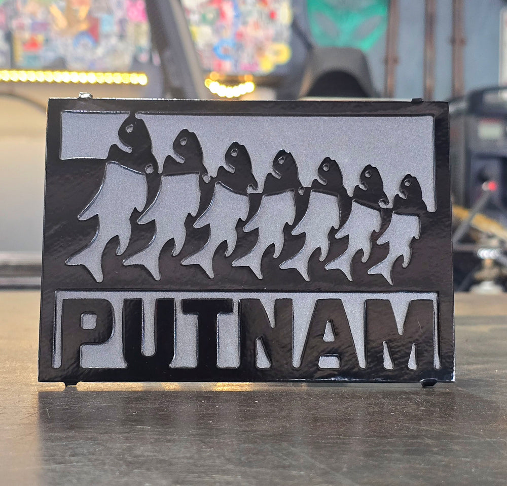 Putnam duck silhouette hitch cover by Elite Metalworking