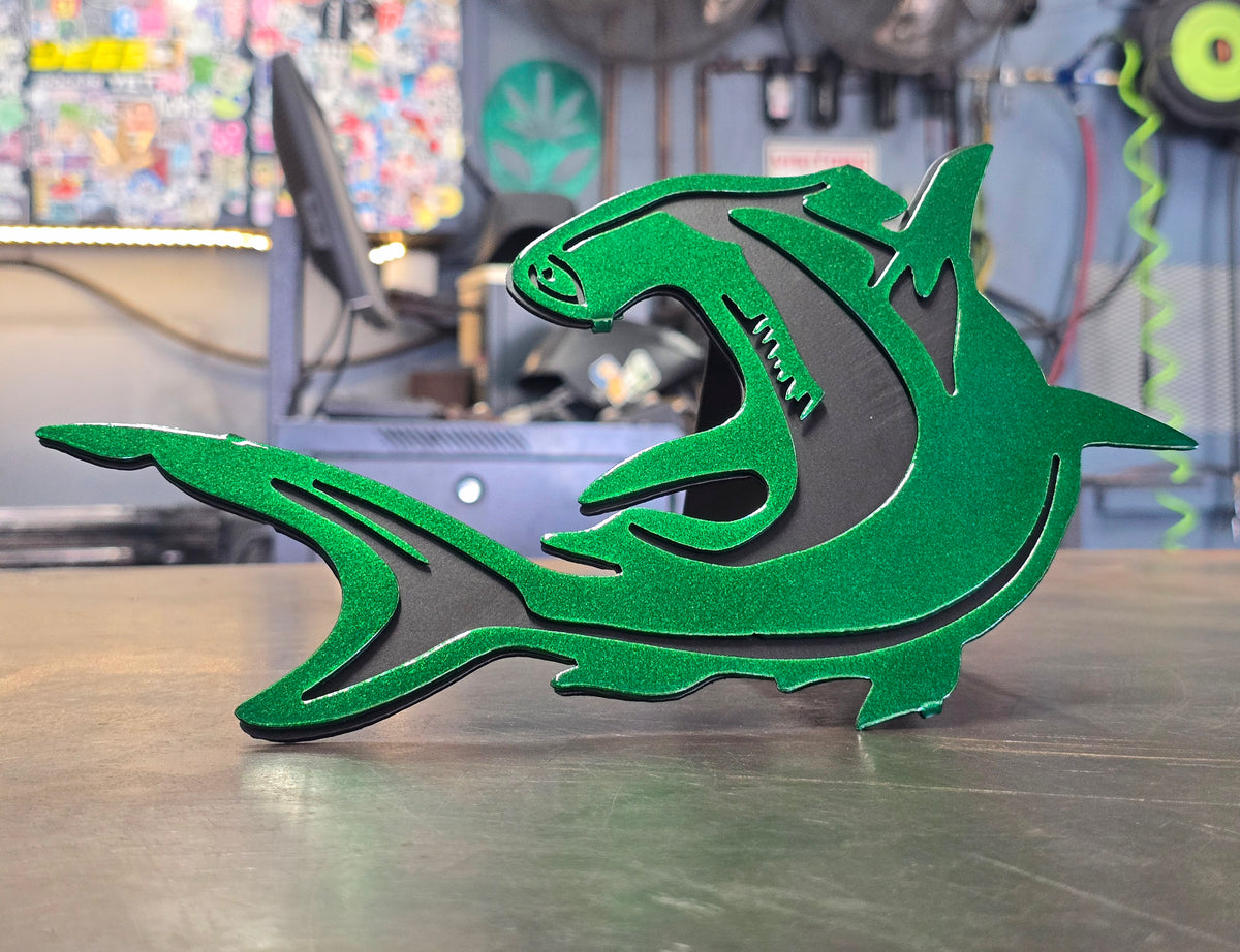Hammerhead Shark Metal Hitch Cover