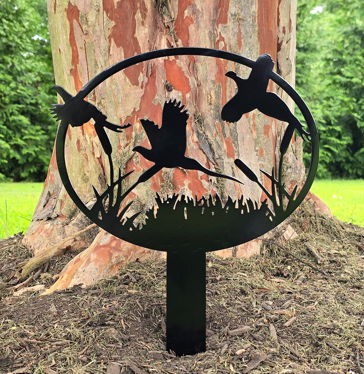 Pheasants Garden Stake