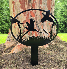 Pheasants Garden Stake