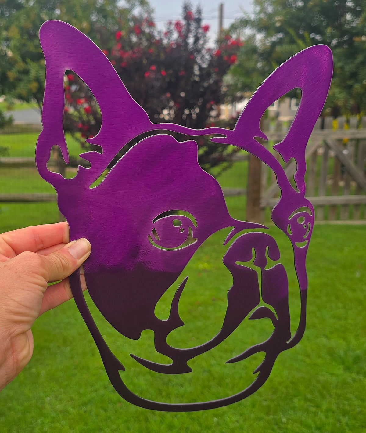 Boston Terrier Metal Wall Art #4