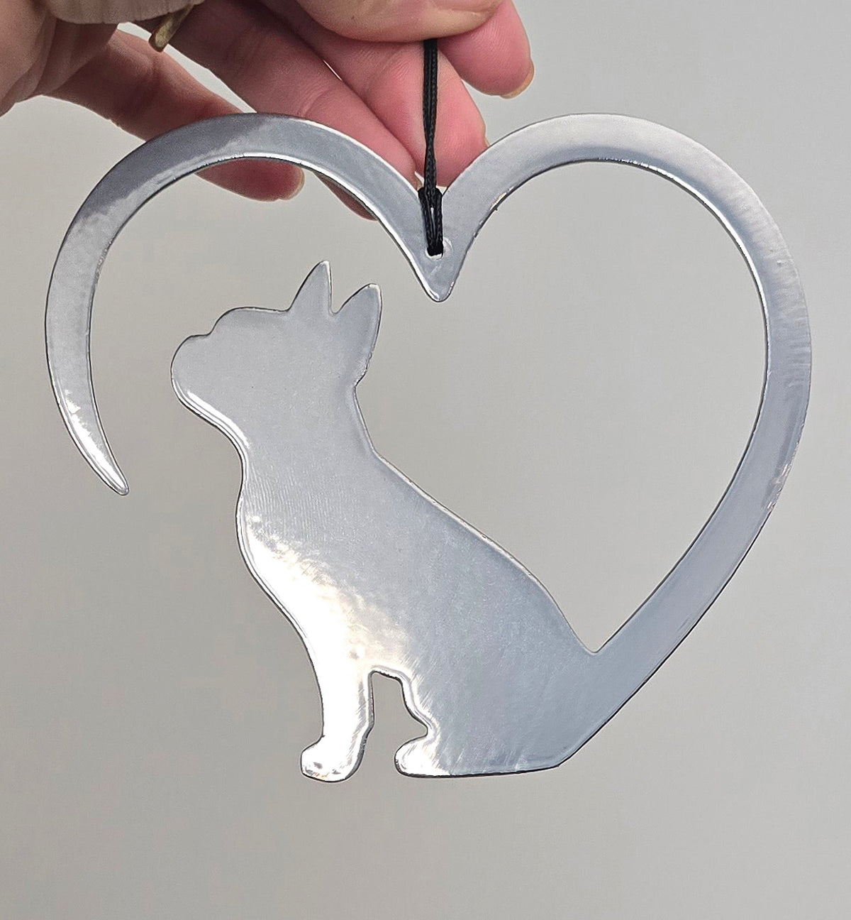 Boston Terrier Heart Ornament
