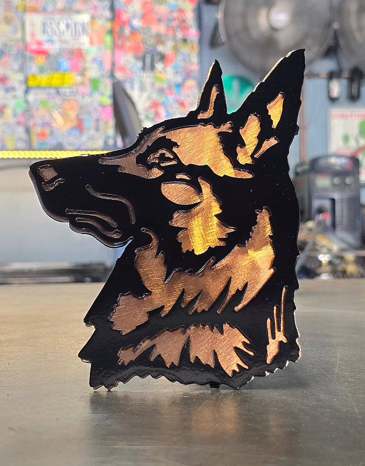 Belgian Malinois Metal Hitch Cover #1
