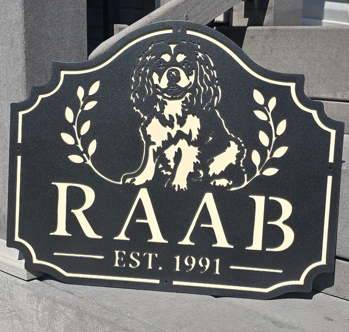 Custom Metal Dog Signs