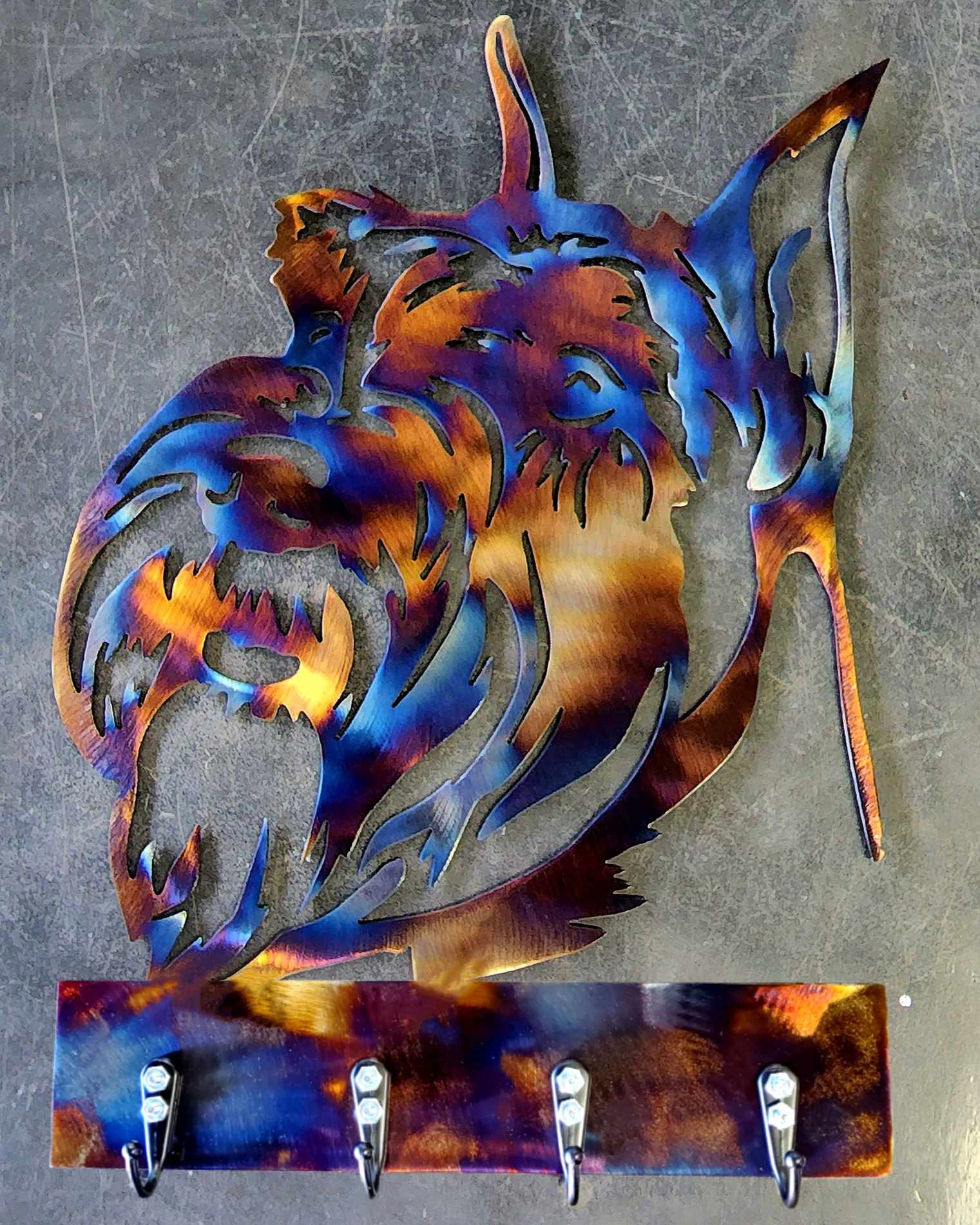 Schnauzer #2 Key & Leash Hanger