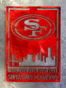 San Francisco 49ers Custom Metal