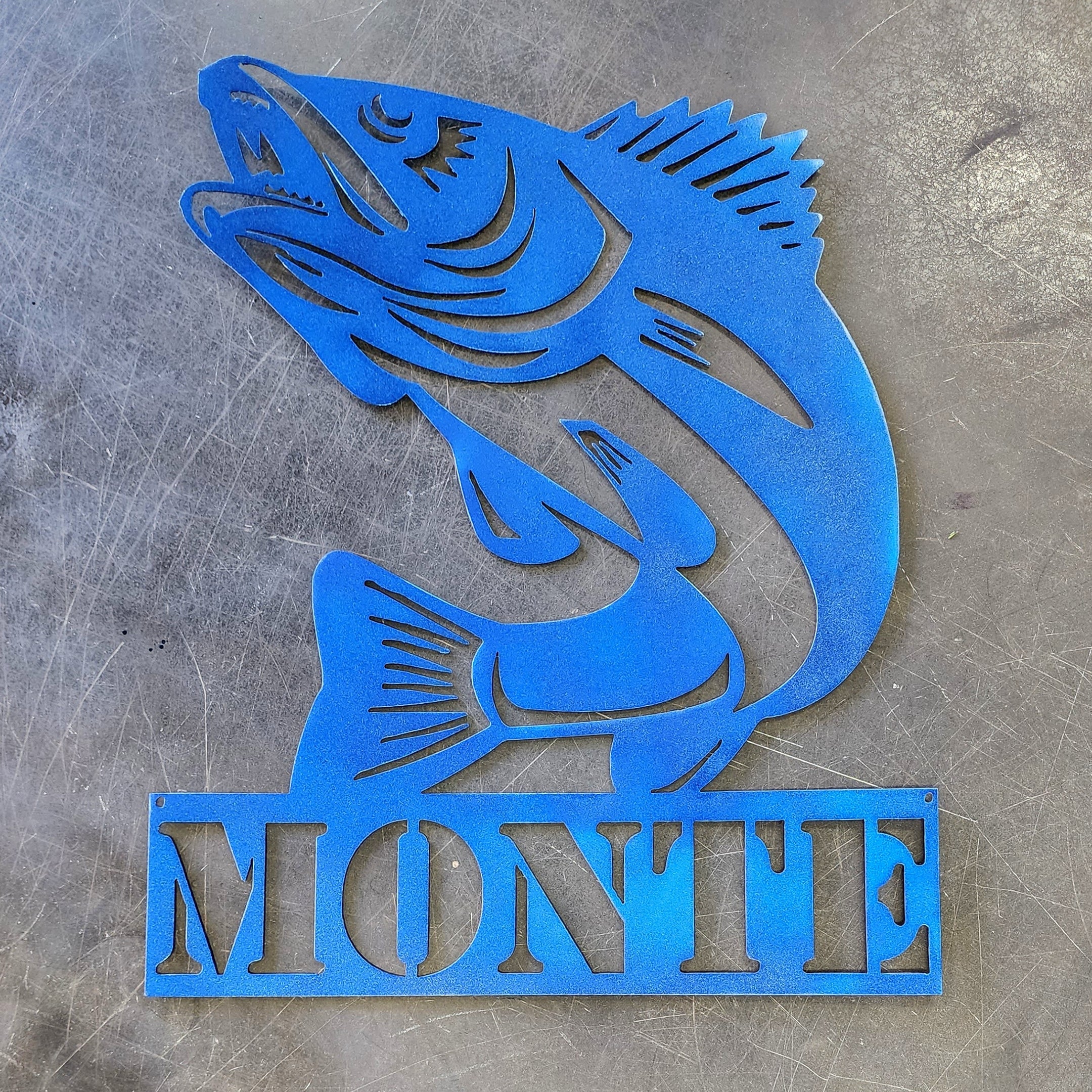 Walleye #1 Metal Art