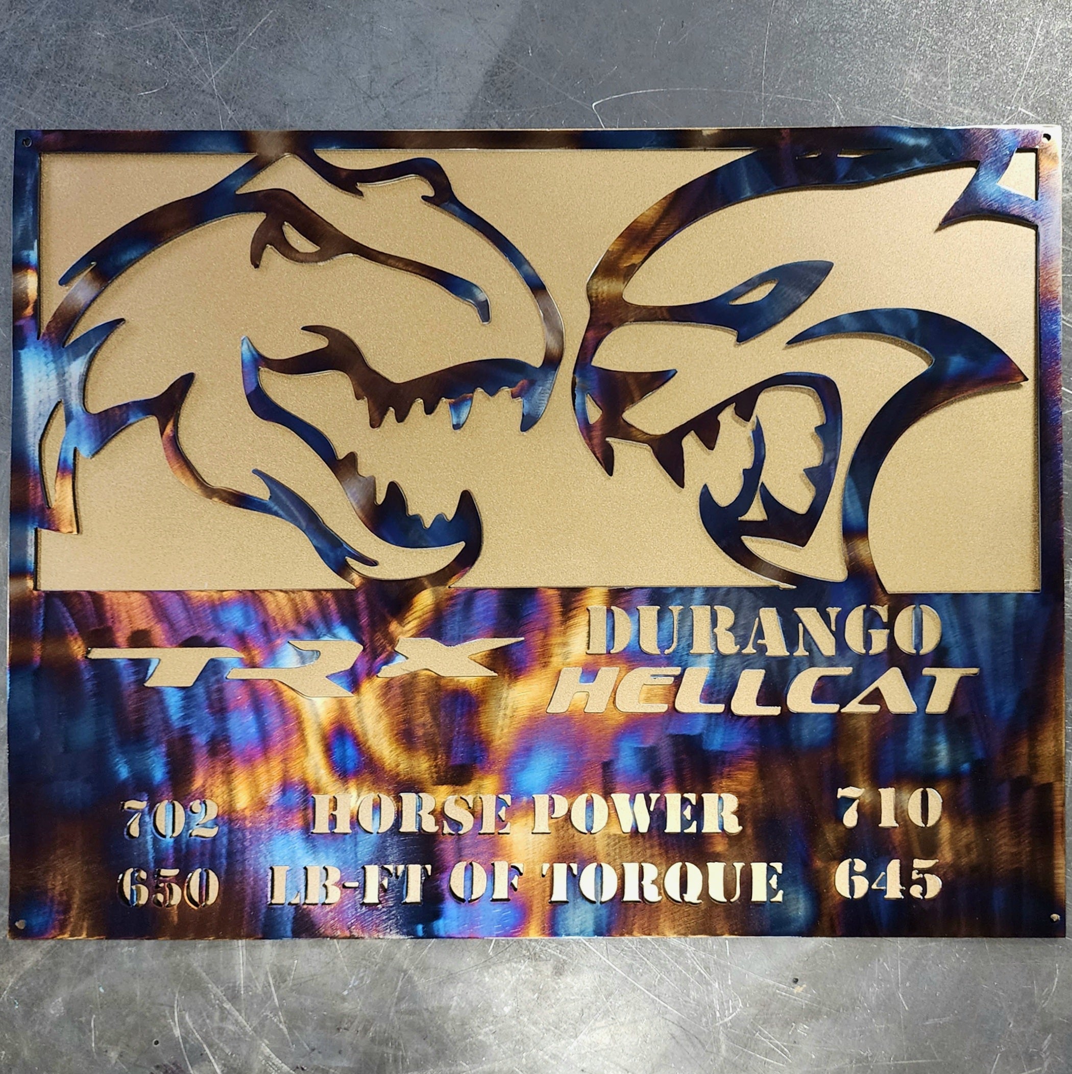 Custom Automotive Metal Art