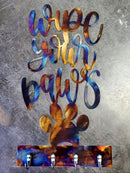 Wipe Your Paws Key & Leash Hanger