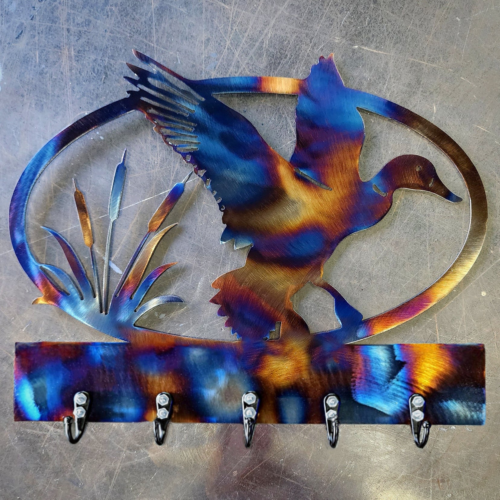 Mallard Duck Key & Leash Hanger