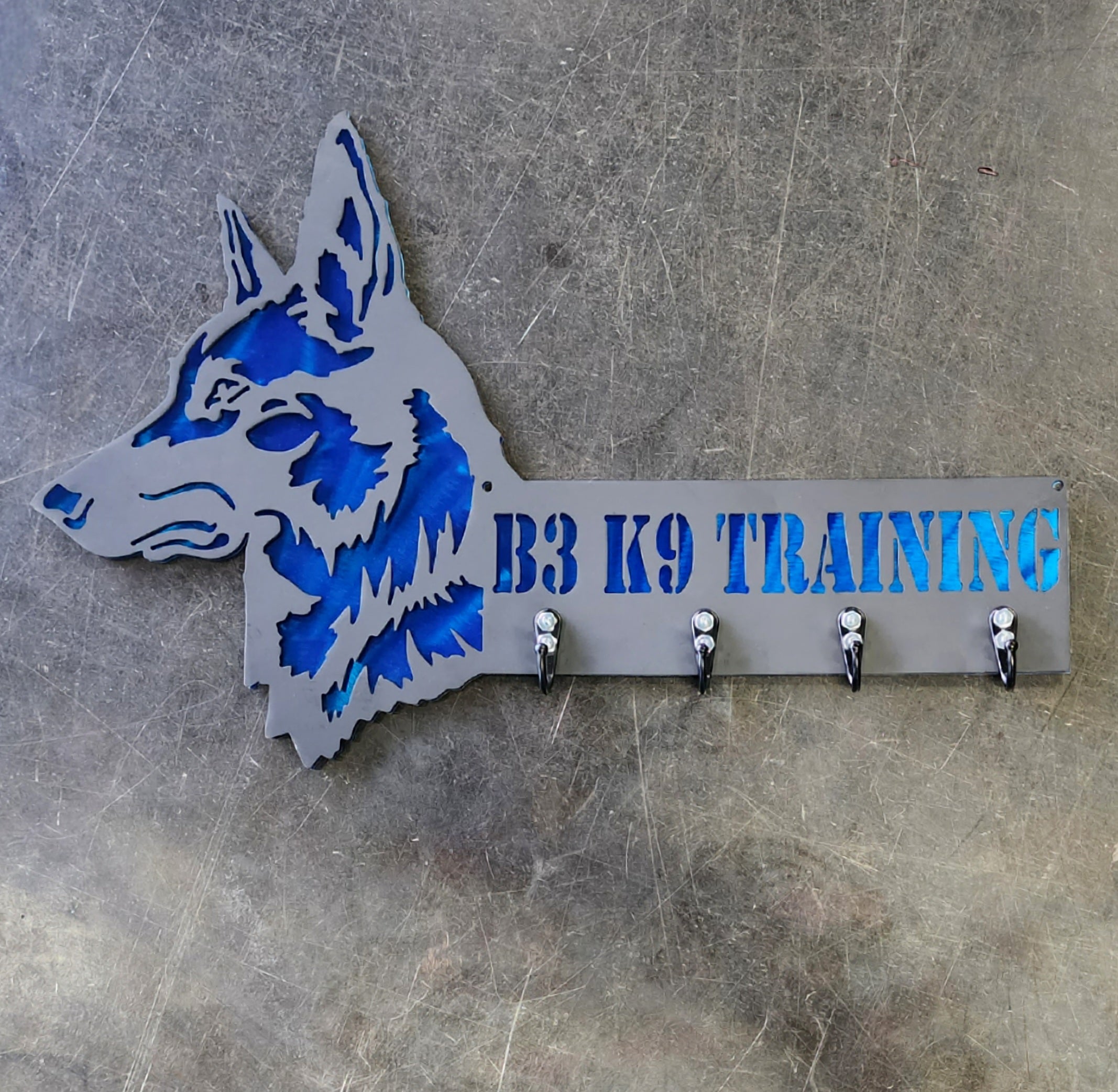 Belgian Malinois Personalized Key & Leash Hanger