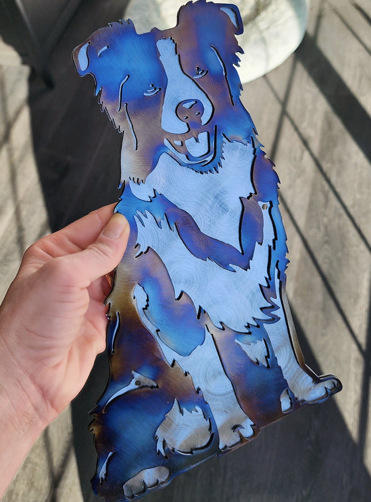 Border Collie #2 Metal Art