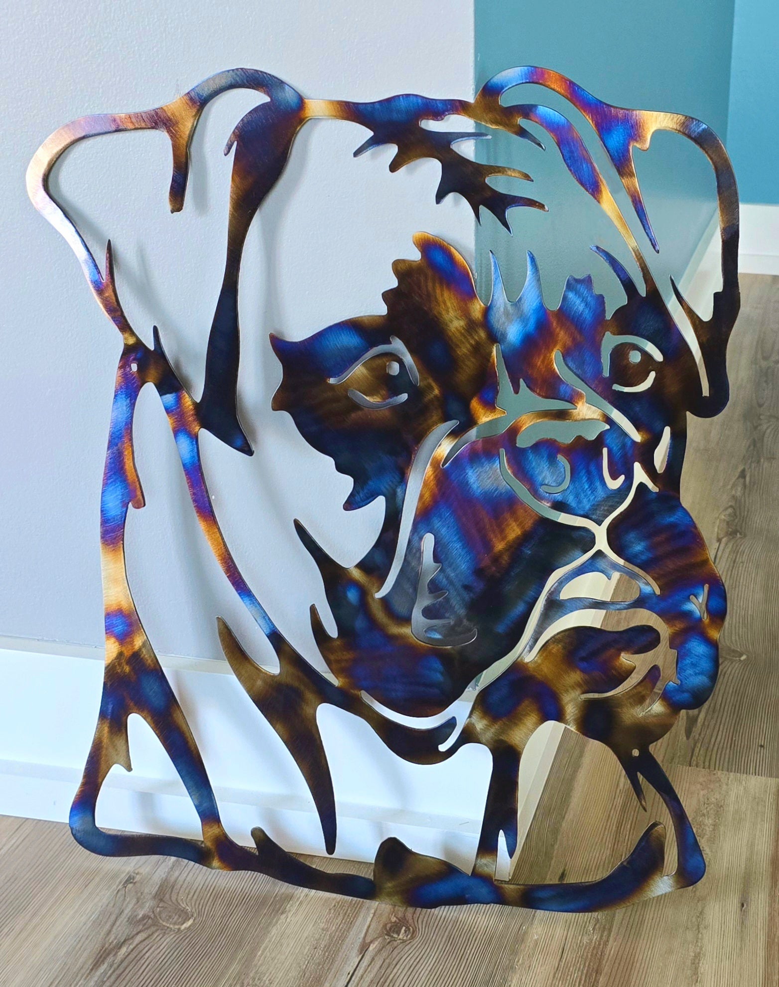 Boxer #2 Metal Art