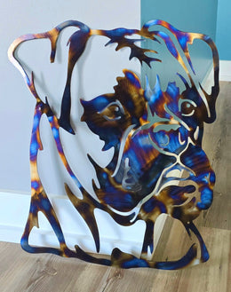 Boxer Metal Wall Art