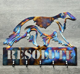Borzoi Key & Leash Hanger