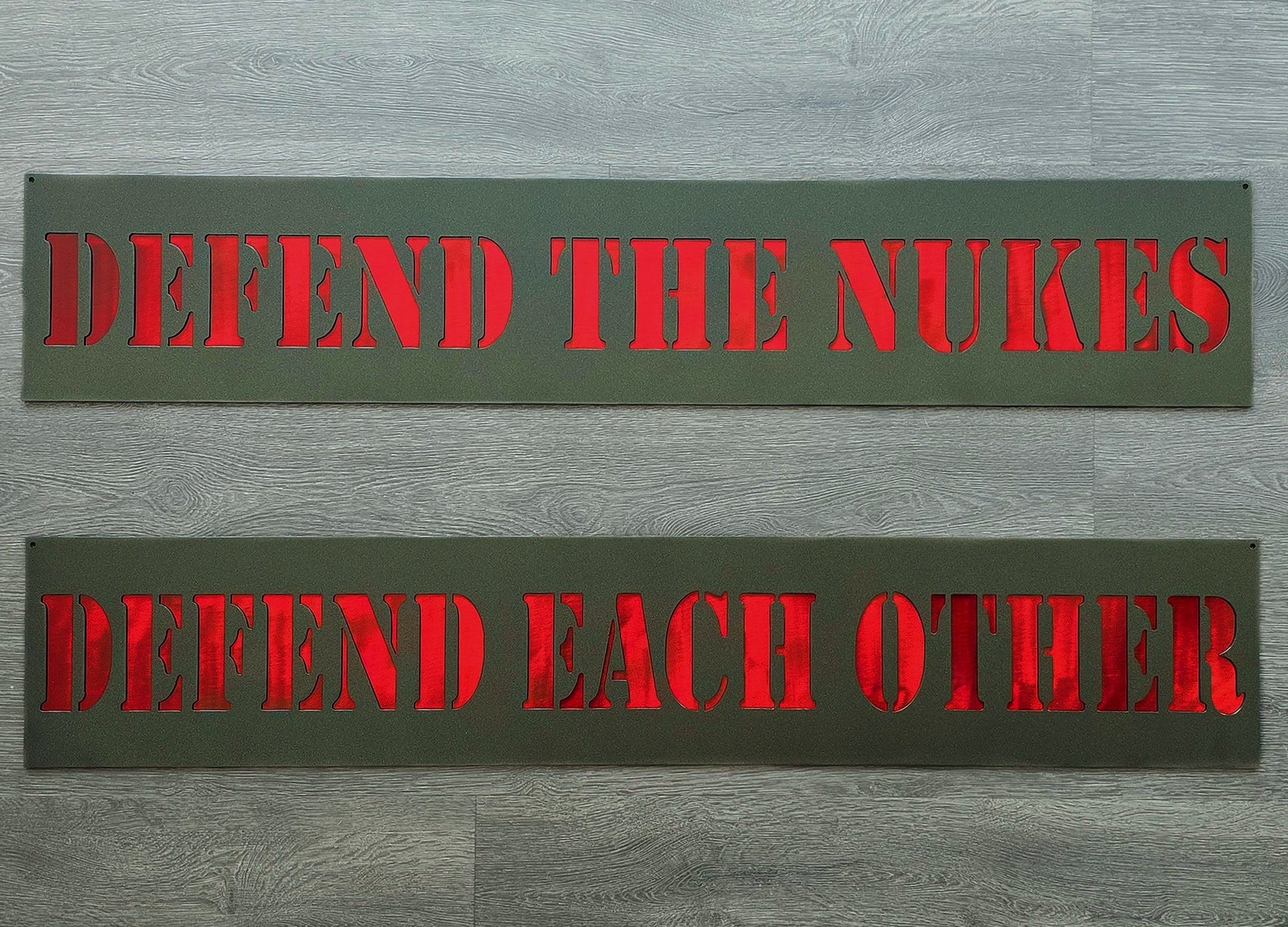 Custom Military & First Responder Signs & Metal Art