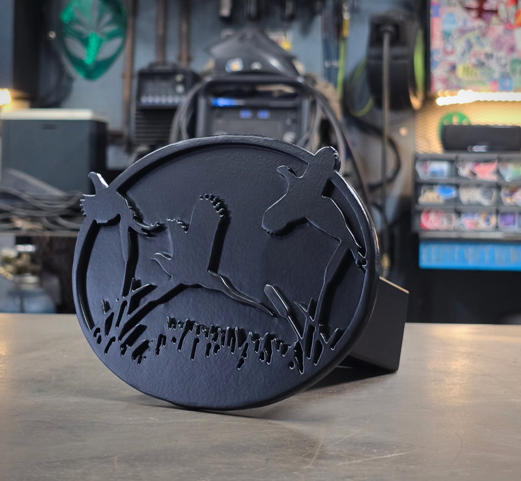 Pheasants Flushing Hitch Cover