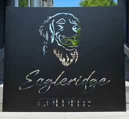Engleridge Goldens kennel logo by Elite Metalworking
