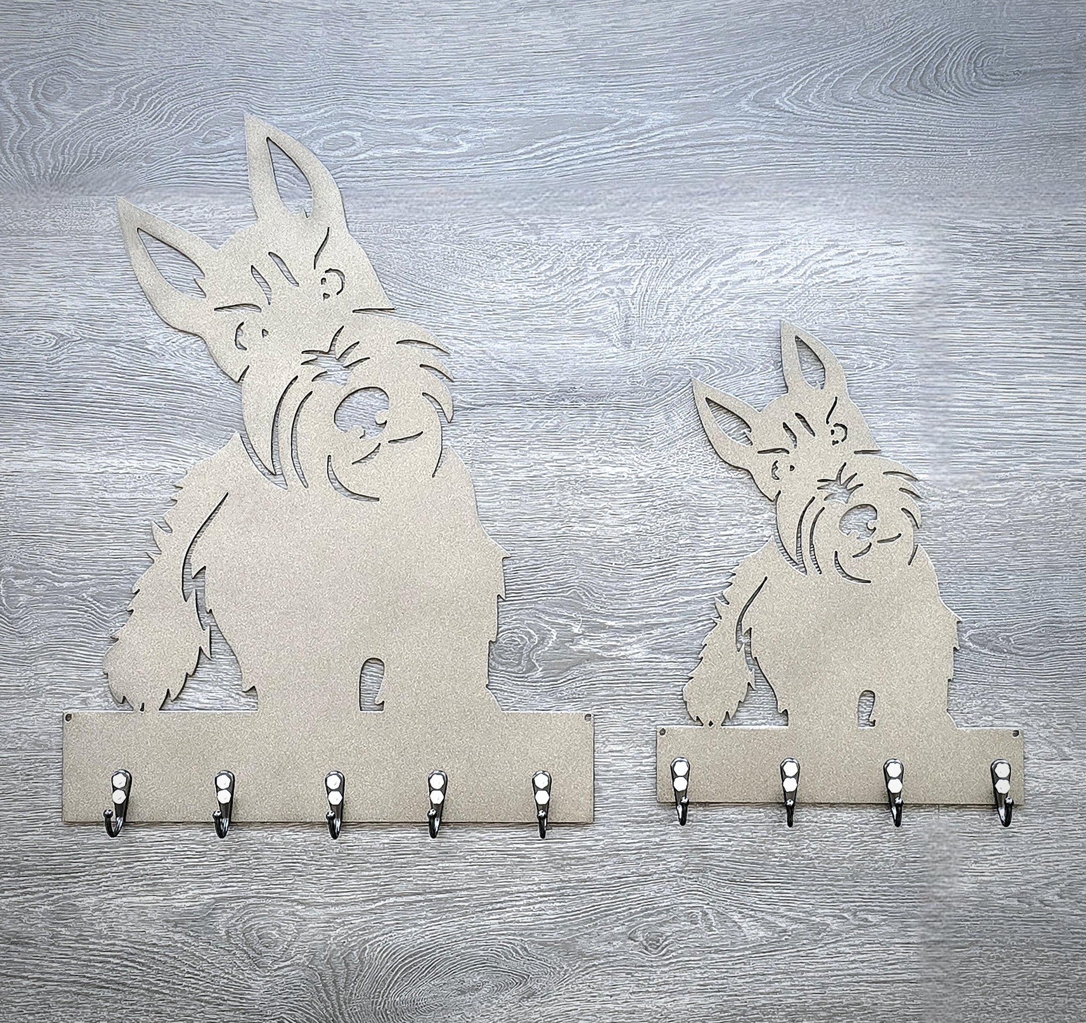 Scottish Terrier Key & Leash Hanger