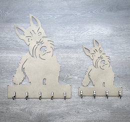 Scottish Terrier Key & Leash Hanger