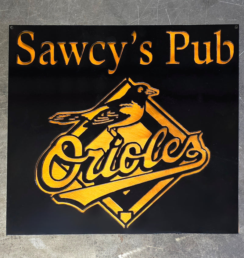 Custom Sports Signs & Metal Art