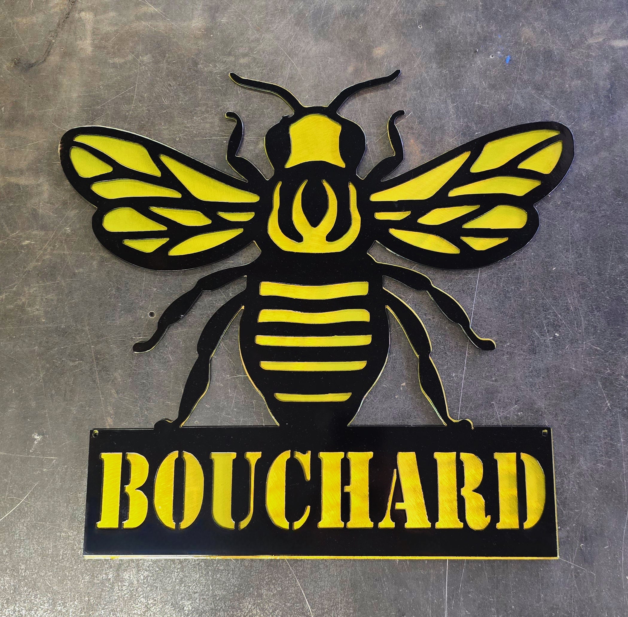 Bee Metal Art