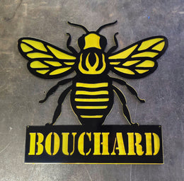 Bee Metal Wall Art