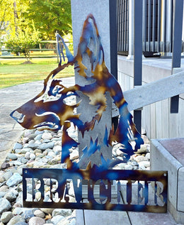Belgian Malinois Metal Wall Art
