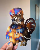 Silkie Chicken Metal Art