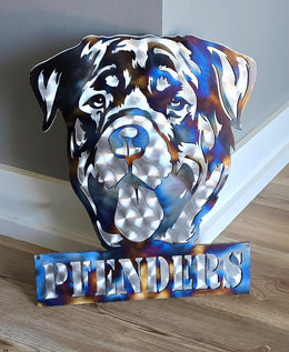 Rottweiler Metal Wall Art