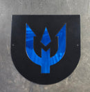 Blue Candy & Black Metallic