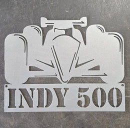 Indy 500 Metal Wall Art