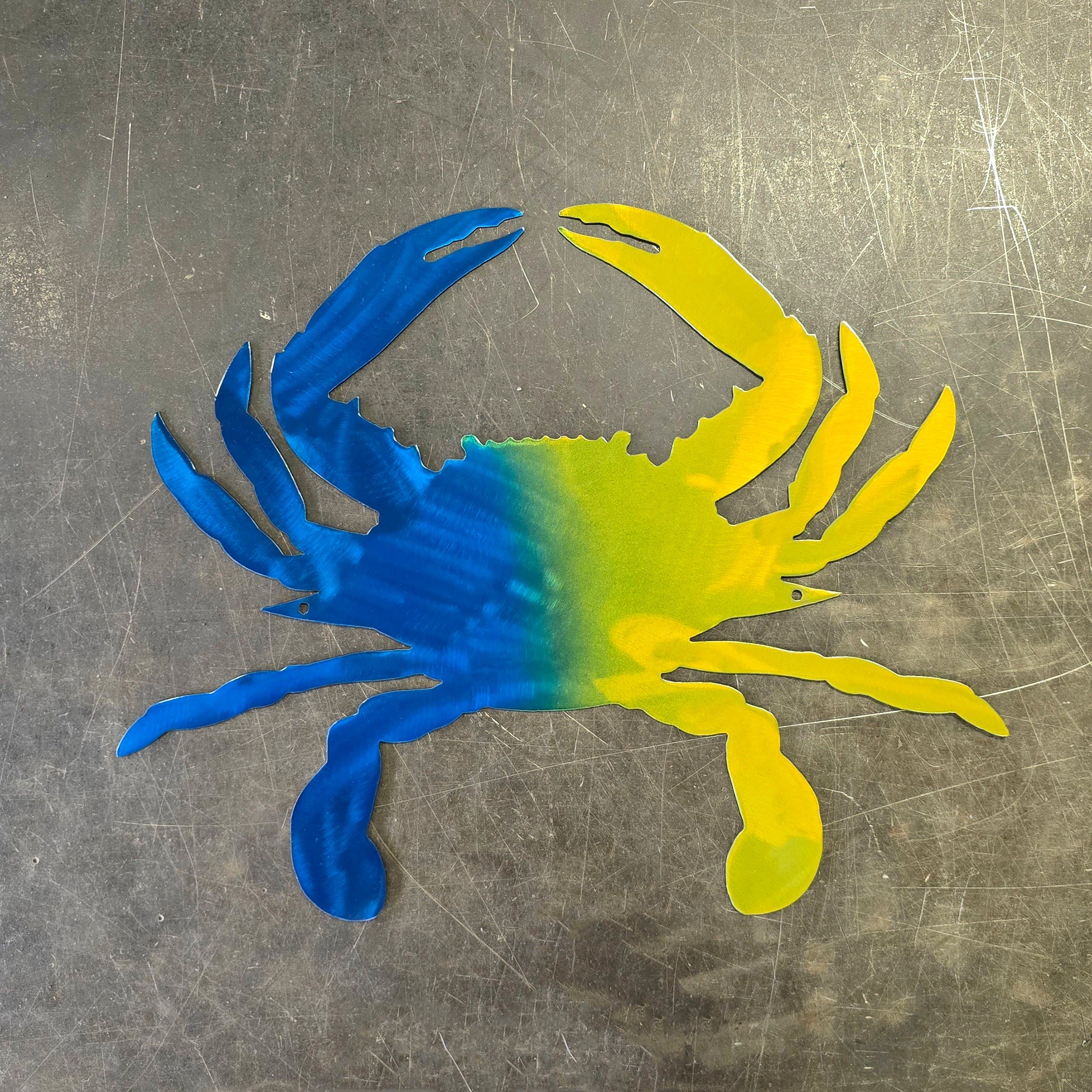 Blue Crab #3 Metal Art