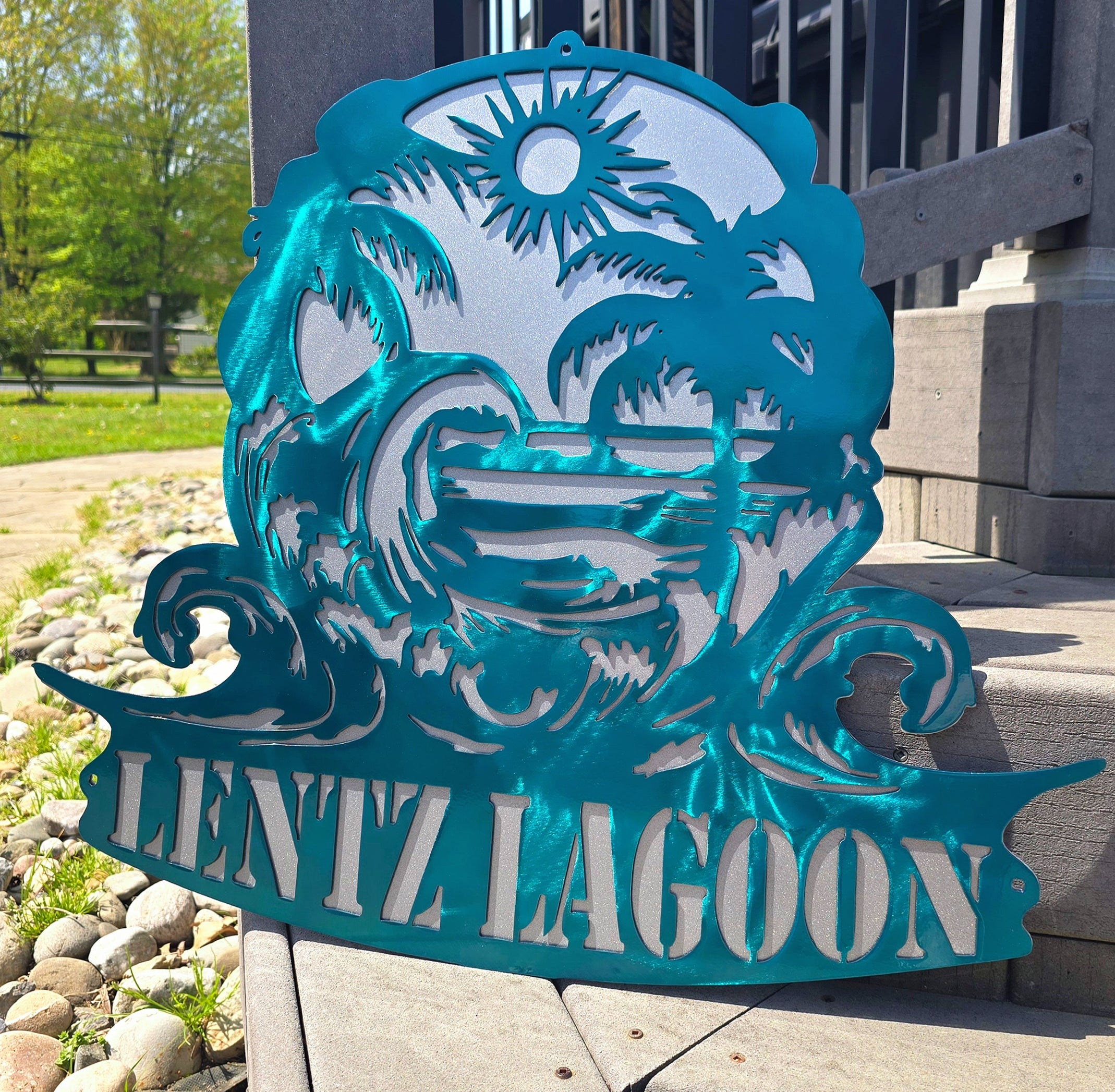 Caribbean Candy & Silver Metallic