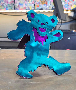 Dancing Bear Metal Hitch Cover