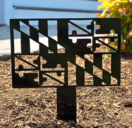 Maryland Flag Garden Stake