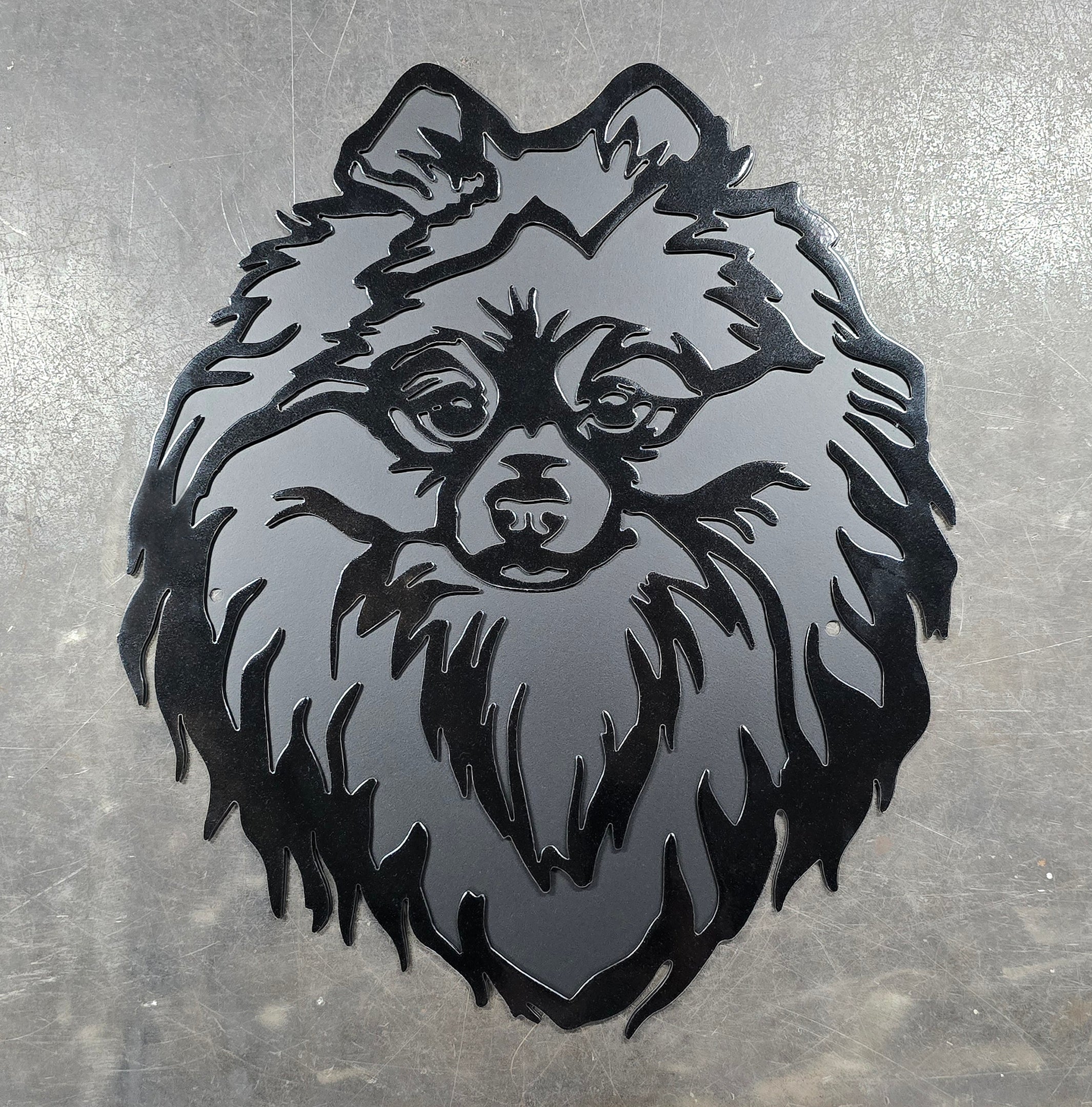 Pomeranian Metal Art