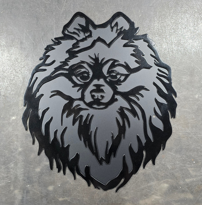 Pomeranian Metal Art
