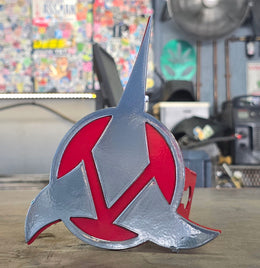 Galactic Warrior Empire Metal Hitch Cover made from powder coated steel